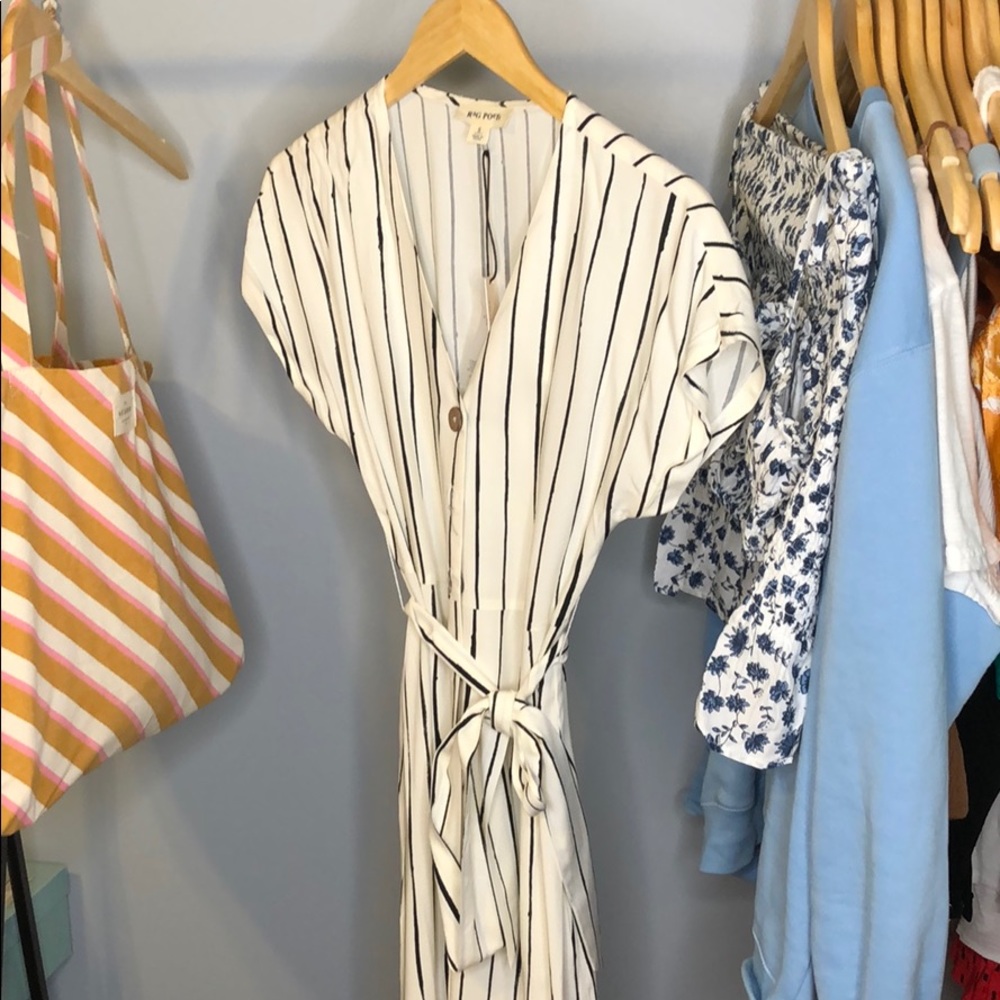Striped dress or beach cover up